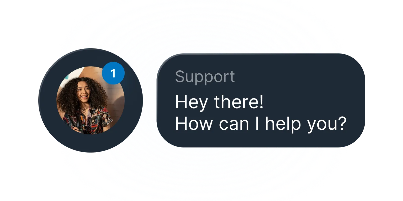 Customer support chat conversation