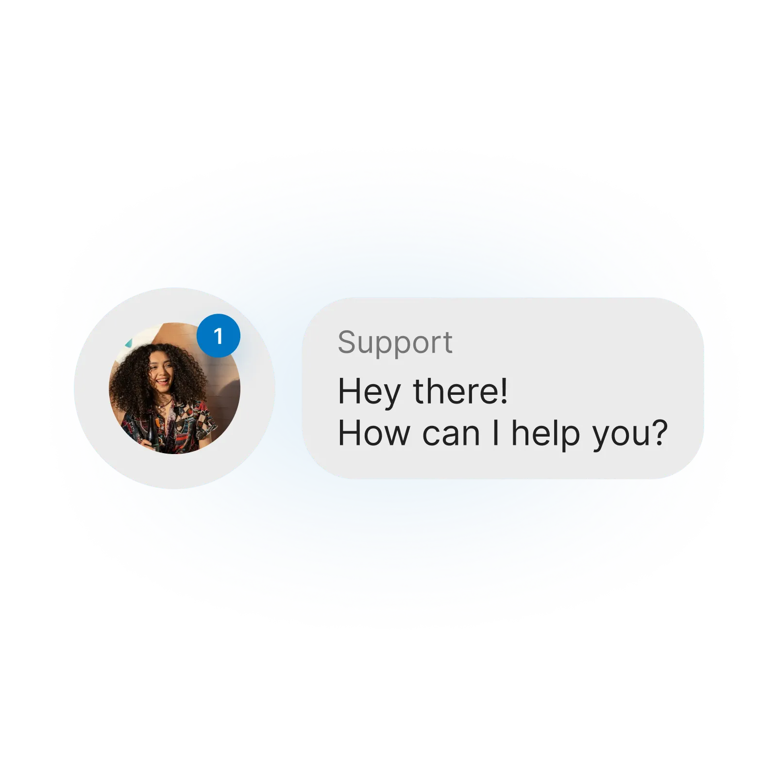 Customer support chat conversation